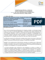 Syllabus de Curso 106020 - Laboratorio para La Gestión de La Información Financiera