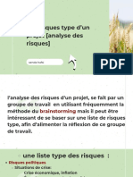 Les Risques Type D'un Projet (Analyse Des Risques)