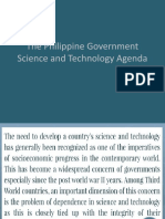 Lesson 5 - The Philippine Government Science and Technology Agenda