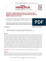 Precisión y Diagnóstico Protésico en Restauración Estética Anterior Mediante Uso de Diseño de Sonrisa Digital: Reporte de Un Caso