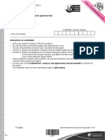 Analysis and Approaches Standard Specimens