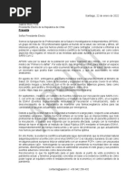 Carta Al Presidente Electo