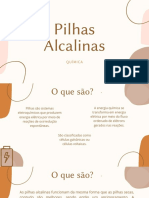 Trabalho de Química - Pilhas