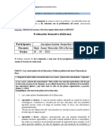 Informe Sesion 9 - Políticas y Legislación Educativa.