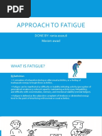 Approach To Fatigue