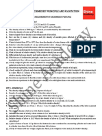 9TH - Icse - Physics - Worksheet - Upthrust in Fluids, Archimedes' Principle and Floatation 2