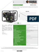 Ficha Tecnica - Motobombas Ecomax ME200-KB3-1