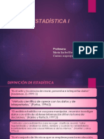 Estadistica (Unidad I)