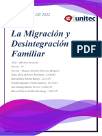 La Migración y Desintegración Familiar - Grupo 2