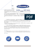 Vinamilk Supply Chain Management Project Van M Vu