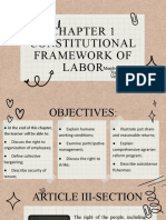 Chapter 1 Constitutional Framework of Labor 1