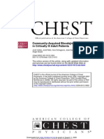 In Critically Ill Adult Patients Community-Acquired Bloodstream Infection