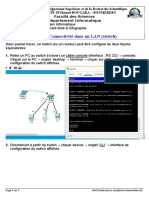 TP2 Connectivité Dans Un LAN (Switch)