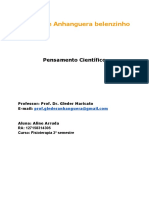 Pensamento Cientifico