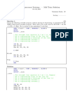 MPS Midterm Solution