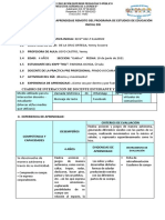 N° 2 - 10-06-21 - Pariona Ochoa Úrsula - Secuencia de Experiencia de Aprendizaje