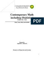 Contemporary Math (Statistics - Docx Semi