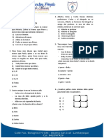 Preguntas Examen Simulacro Matematica - 6to Grado