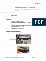 Hard Drive Replacement, V730 Expert BT05 