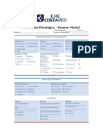 Evaluación Psicologica Examen Mental