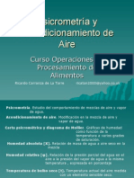 Psicrometría y Acondicionamiento de Aire