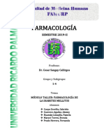 Seminario 12 - Módulo Taller Farmacología de La Diabetes Mellitus