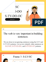 Recognizing Sentence Patterns Frame 3 To 5