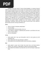 Drug Study Ranitidine