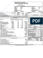 Full and Final Payslip P1305