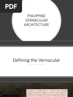 Philippine Vernacular Architecture