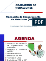 Planeación de Requerimiento de Materiales MRP