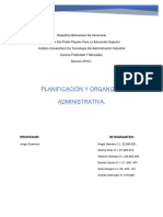 Planificacion y Organizacion