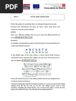 Unit 2 Pitch and Duration