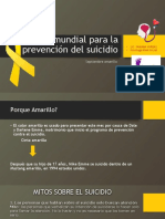 Dia Mundial para La Prevención Del Suicidio