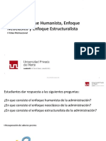 Semana 4 Enfoque Humanista, Neoclásico y Estructuralista