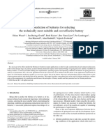 248-Life Prediction of Batteries For Selecting The Technically Most Suitable and Cost Effective Battery