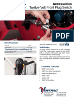 Twelve-Volt Front Plug/Switch: Specifications