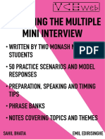 Mastering The Multiple Mini Interview