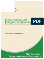 Quimica Metrologia e Instrumentacao Industrial 2019