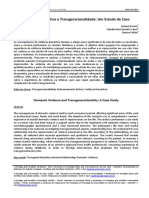 Violência Doméstica e Transgeracionalidade