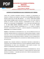 Contrato de Transferencia de Posesion de Terreno Jair 2020 Amner y Barreto