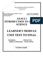 An - Sci 1 Intro To Animals Science 2