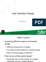 User-Interface Design