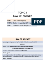 Topic 3 Law of Agency