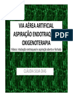 Aula 6 - Via Aérea Artificial, Aspiração Endotraqueal e Oxigenoterapia (Modo de Compatibilidade)