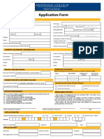 Application Form 2019