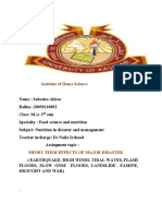 Assingment by Subeeka (FSCN 02) Nutrition in Disaster and Management