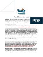 Parcel Service Agreement (English)