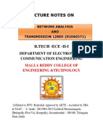 Network Analysis and Transmission Lines