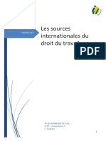 2 - Les Sources Internationales Du Droit Du Travail